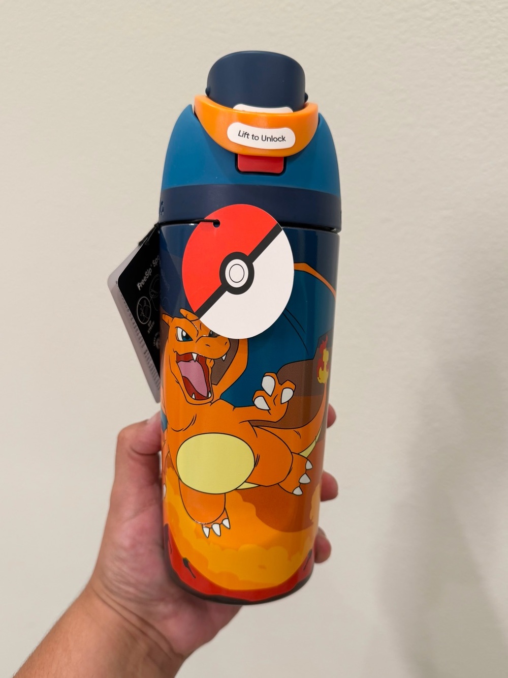 Owala X Pokemon Charizard 16 fl oz Stainless Steel FreeSip Water Bottle Special